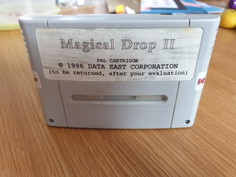 File:SNES-prototype-Magical Drop 2-Europe-cart front.jpg